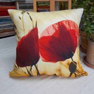 Μαξιλάρι 50Χ50 τυπωτό Poppies